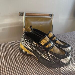 Ganni Black & Yellow Platform Sneakers
